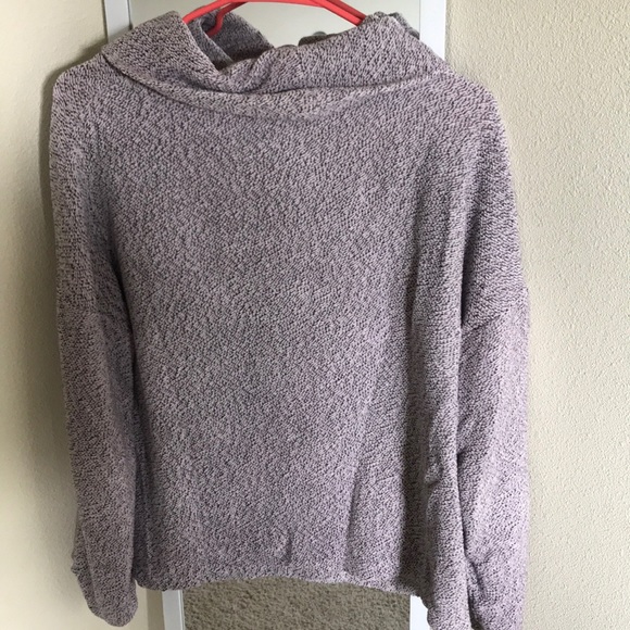 A New Day Cowl Neck Fuzzy Sweater - Picture 3 of 3